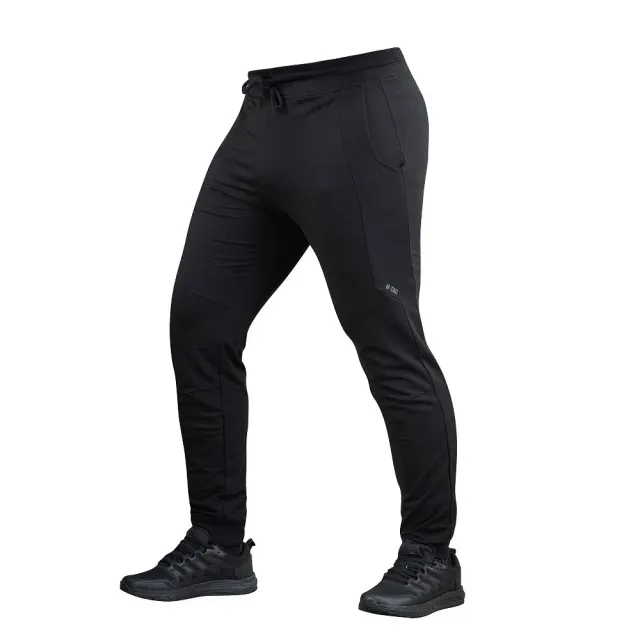 M-Tac Stealth Active pantaloni negri bumbac elastic