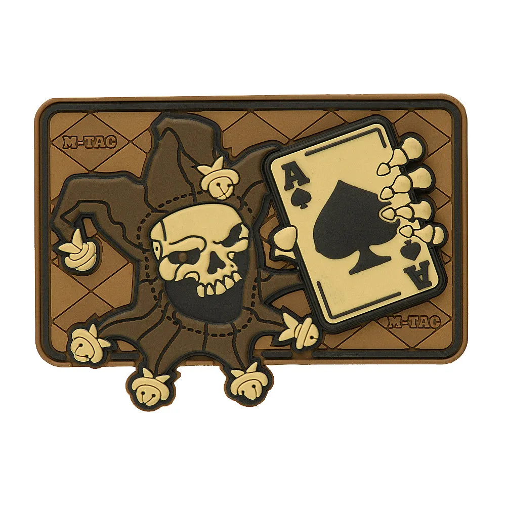 M-Tac Joker Skull 3D patch PVC coyote cu velcro