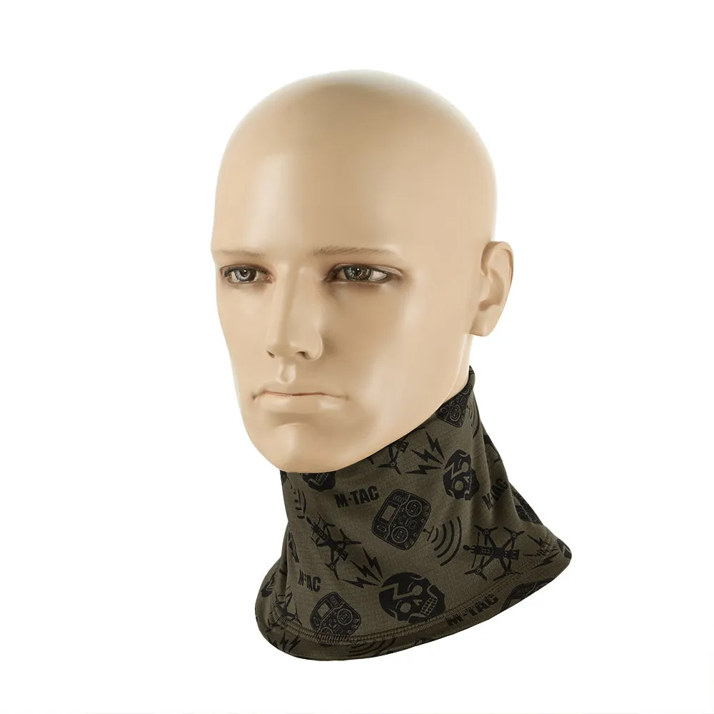 M-Tac Drone Pattern fular tubular Dark Olive microfleece