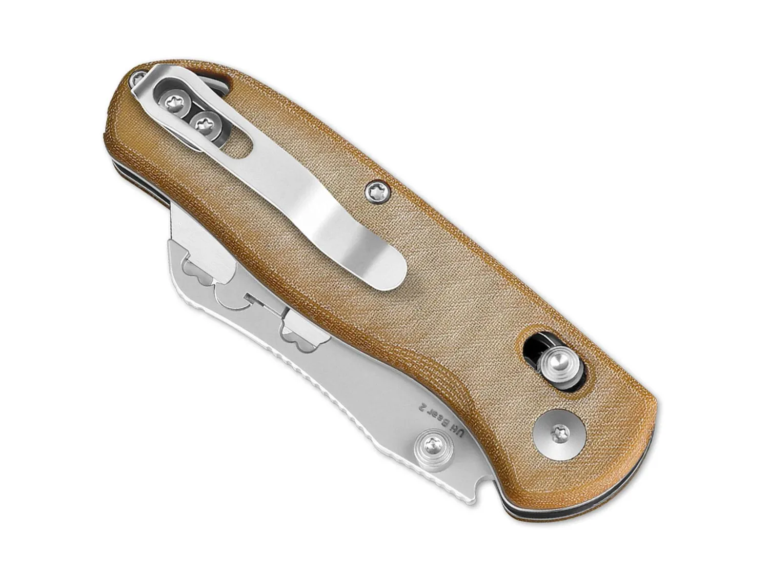 Kizer Drop Bear Utility briceag micarta maro 17 cm