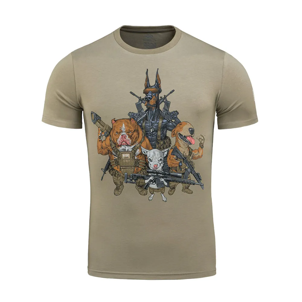 M-Tac Rex Team tricou Tan L bumbac elastic