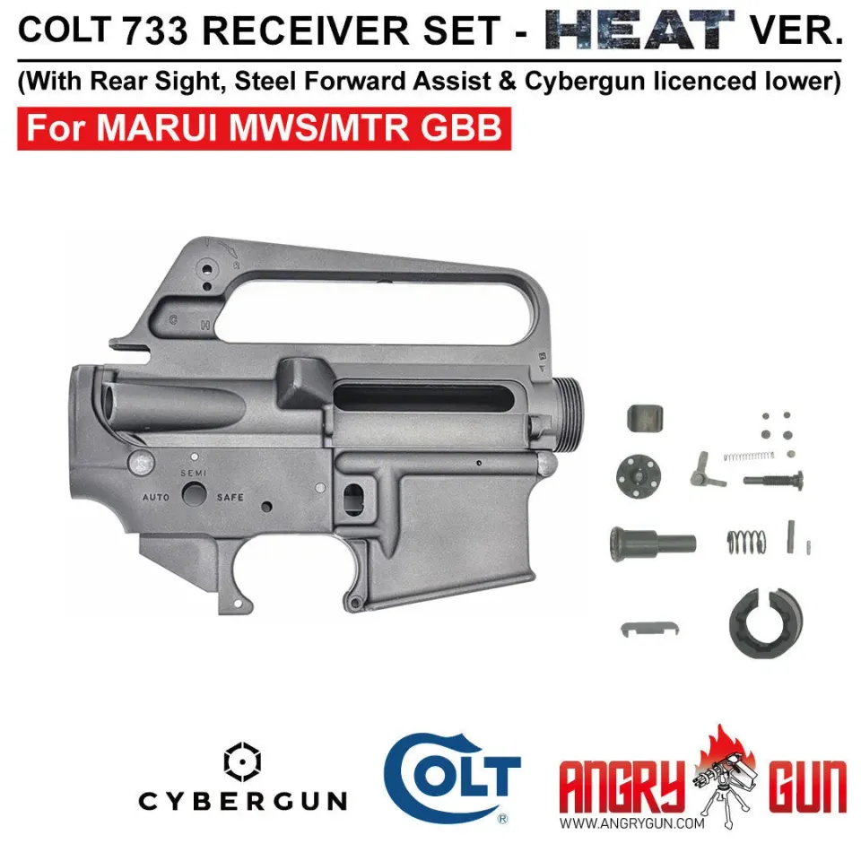 Angry Gun Colt 733 receiver CNC Heat Marui MWS
