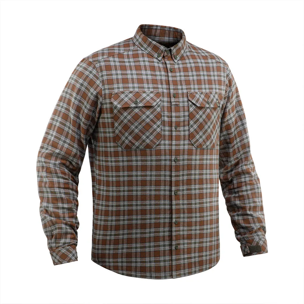 M-Tac Lumberjack cămașă maro/gri bumbac