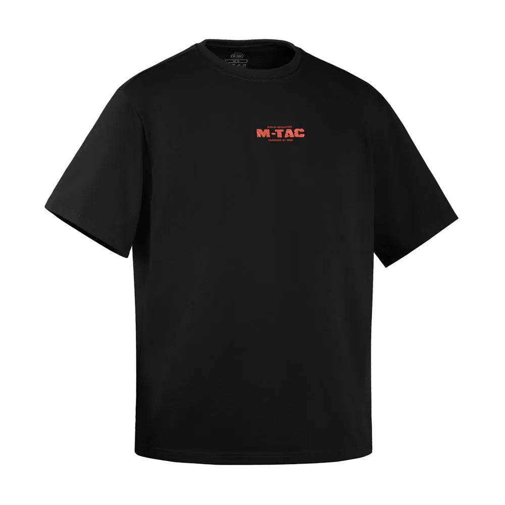 M-Tac Worn to the Bone tricou oversize negru bumbac