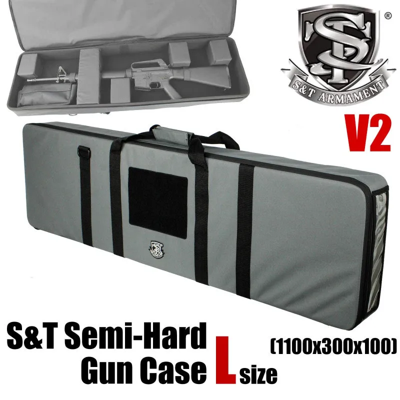 S&T Semi Hard husa arma L V2 1100mm negru