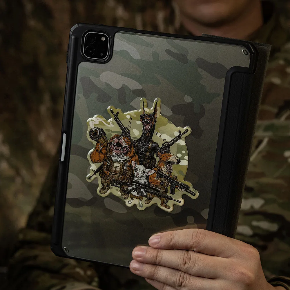 M-Tac Rex Team sticker 3D color rezistent la apa