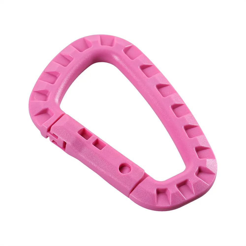 M-Tac carabiniera plastic roz vibrant pentru rucsac si chei