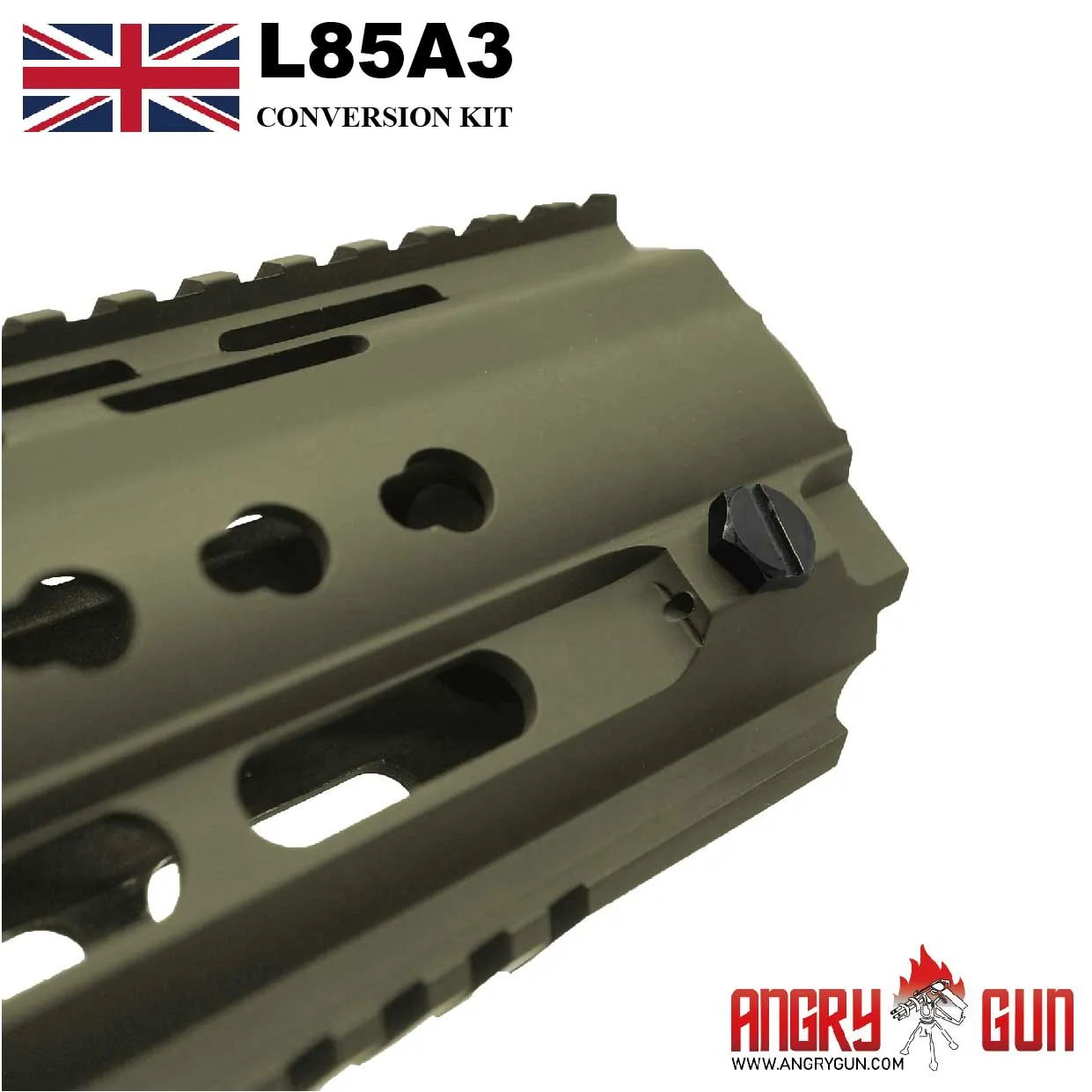 AngryGun L85A3 kit conversie AEG ICS aluminiu