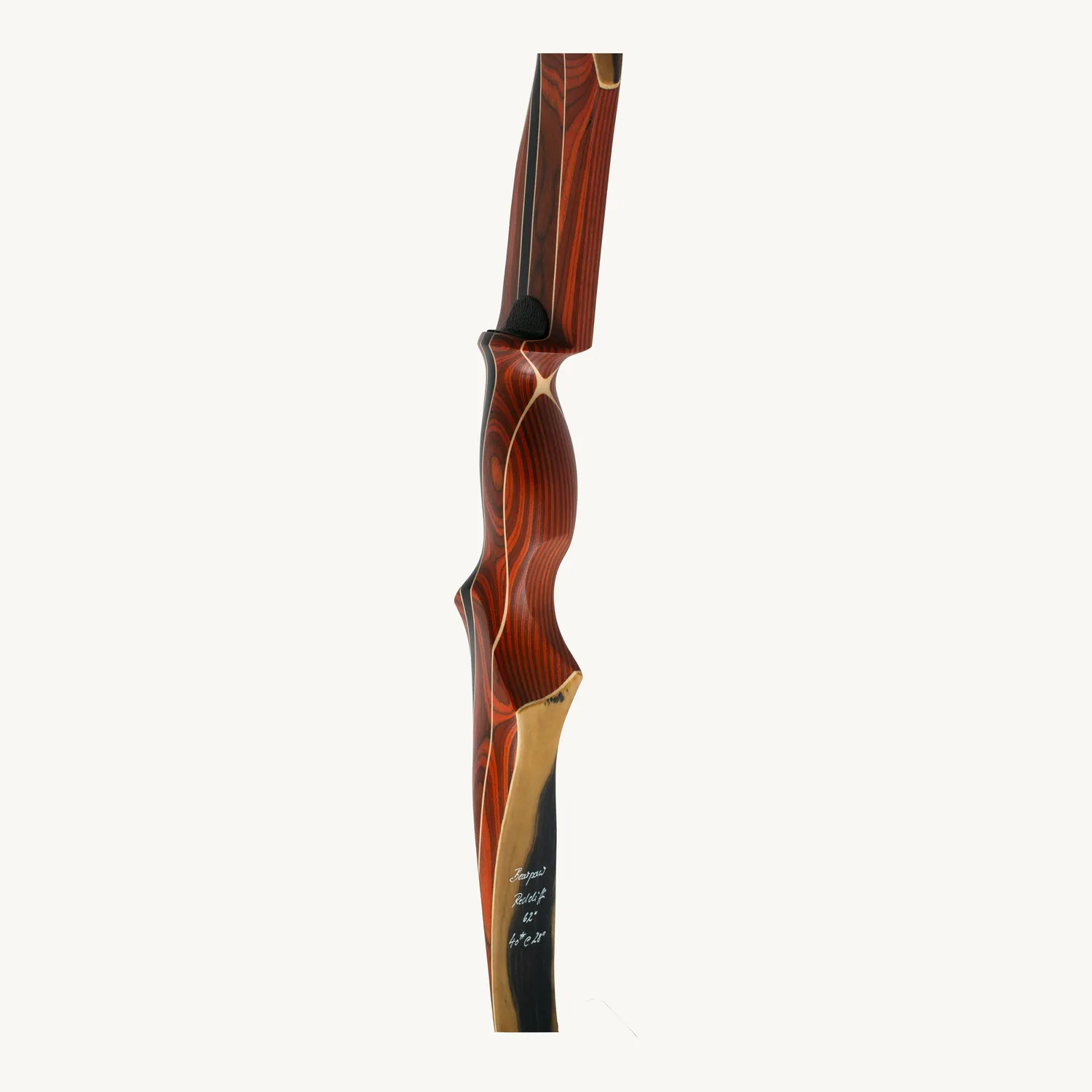 Bearpaw Redcliff arc recurve 62 inch 40 lbs cocobolo