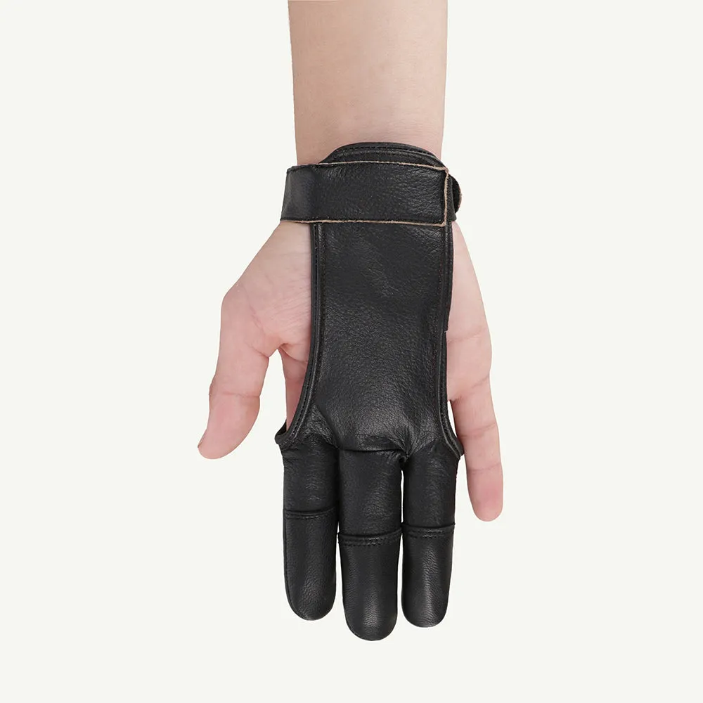 Bearpaw Dark mănușă arc piele bivol premium