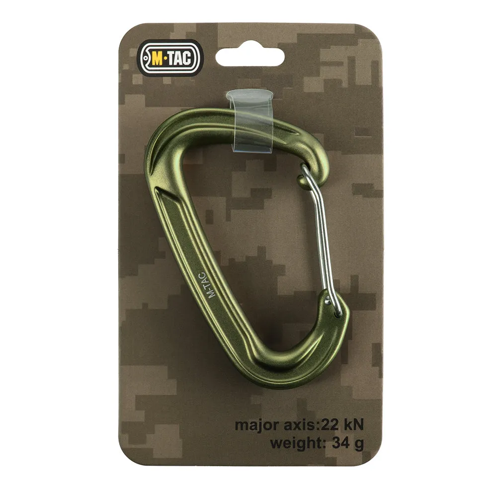 M-Tac Tip 3 carabiniera aluminiu army green 22kN