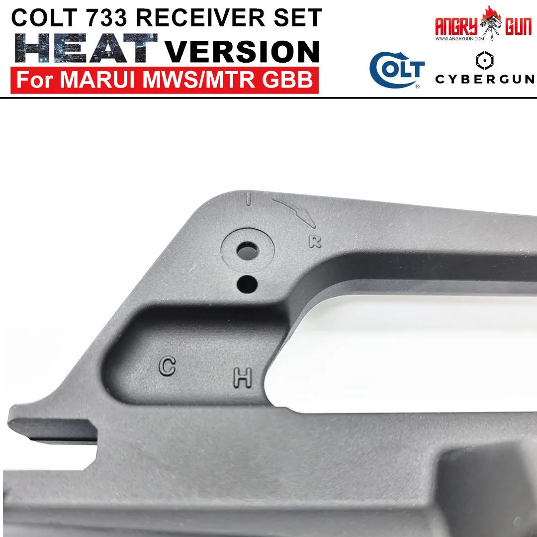 Angry Gun Colt 733 receiver CNC Heat Marui MWS