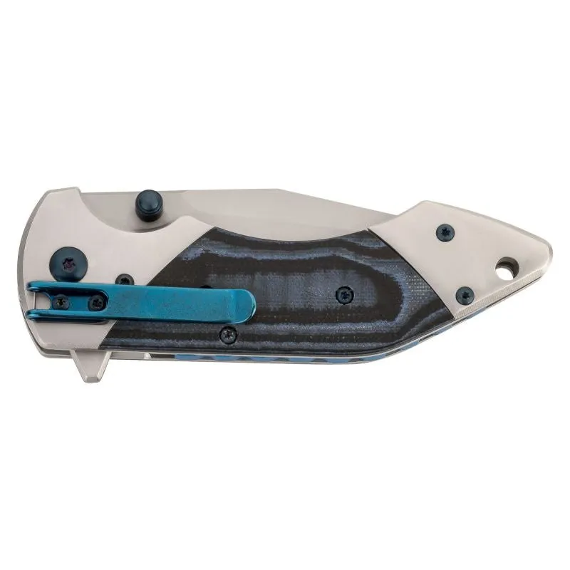 Herbertz Selektion Einhandmesser briceag D2 albastru