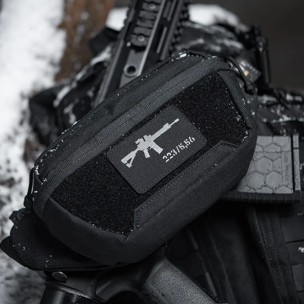 M-Tac AR-15 patch 223/5,56 black grey velcro