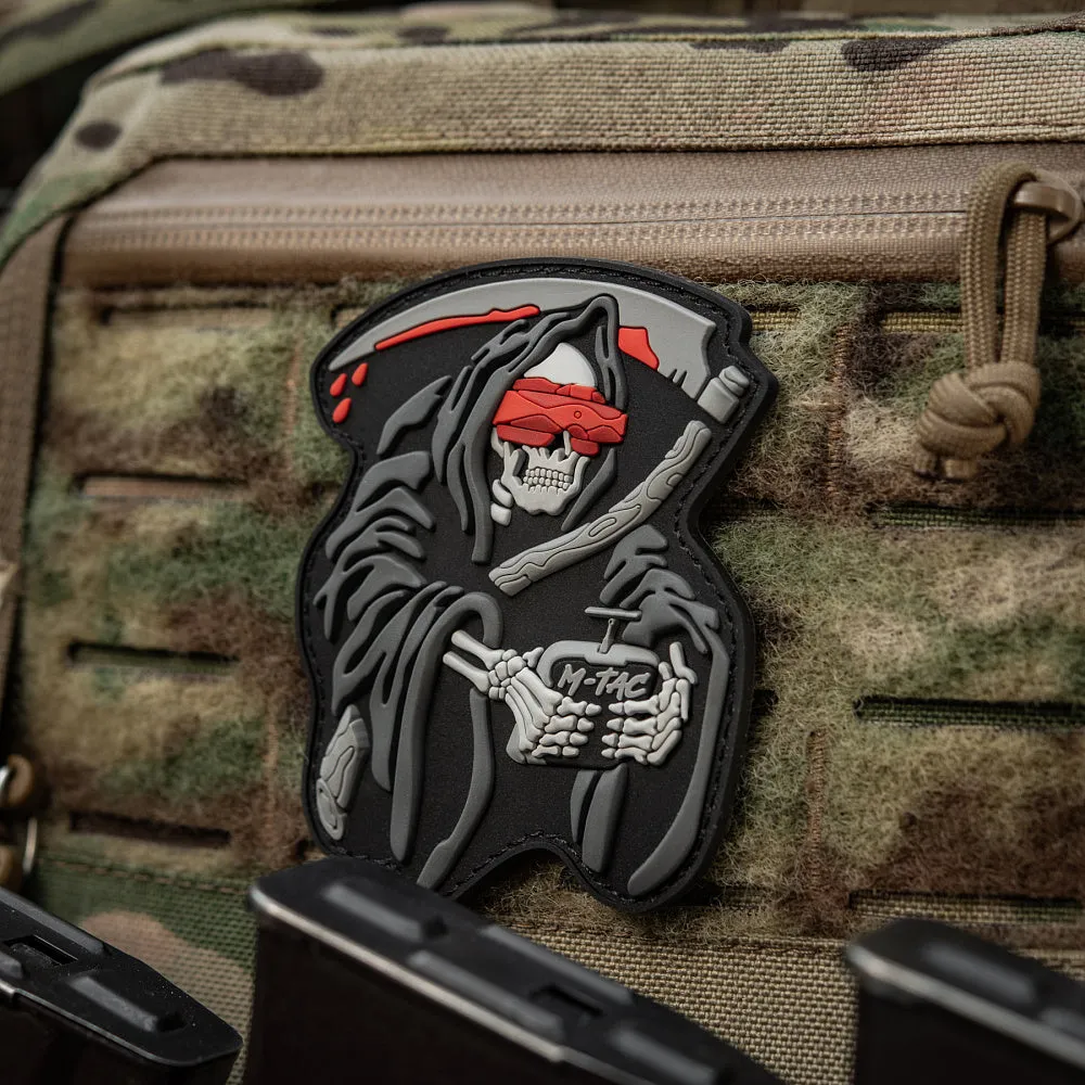 M-Tac FPV Operator patch PVC velcro negru gri