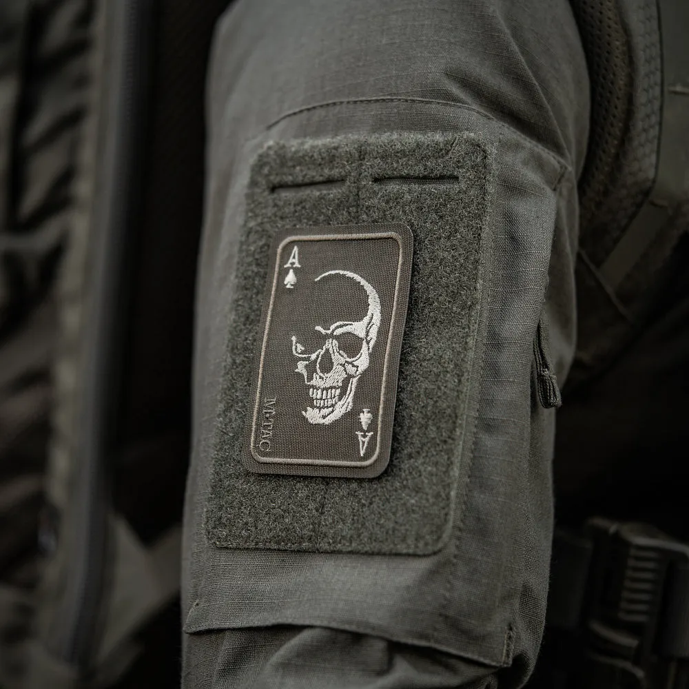M-Tac Face of War patch brodat ranger green