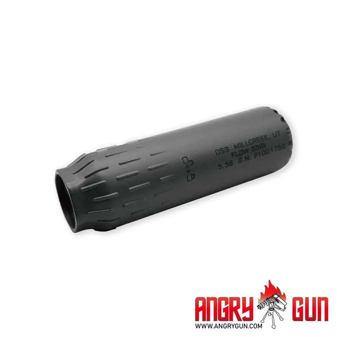 ANGRYGUN Flow 556K amortizor airsoft negru mat 5.5 inch