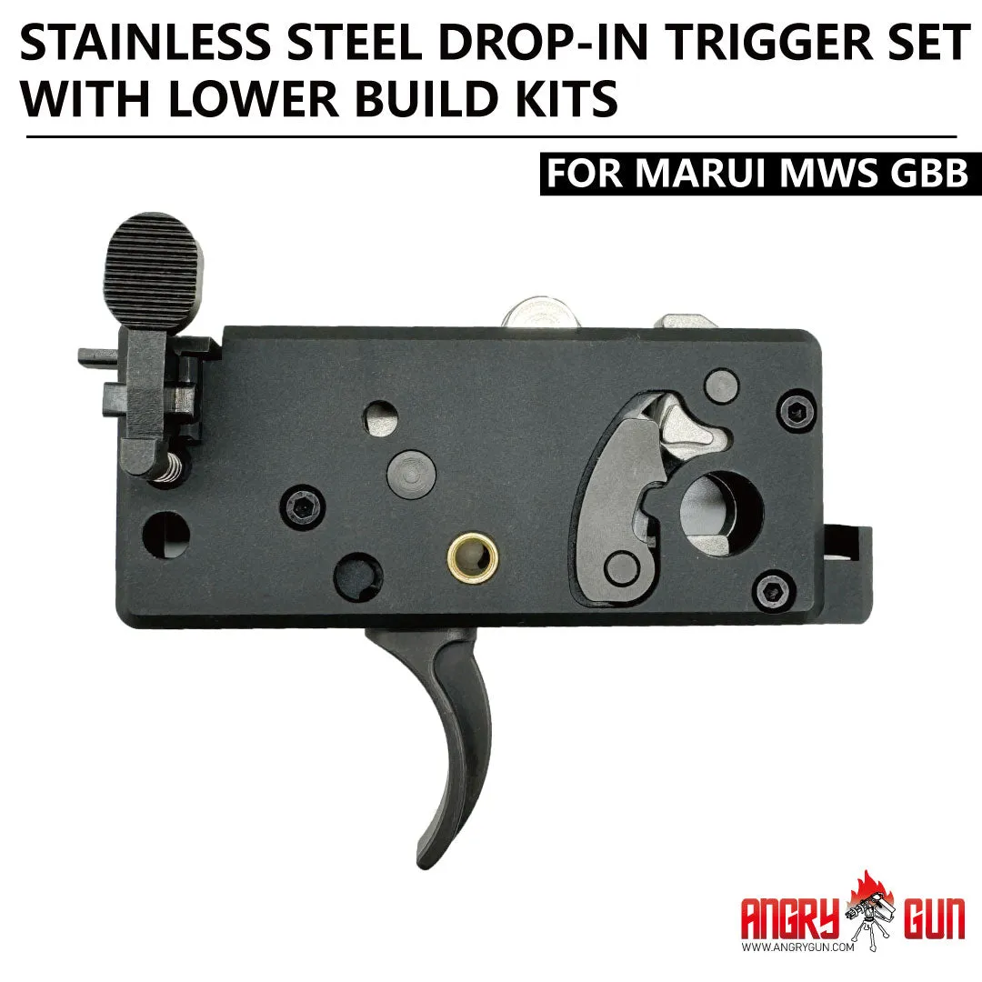 ANGRYGUN MWS set trăgaci inox MILSPEC