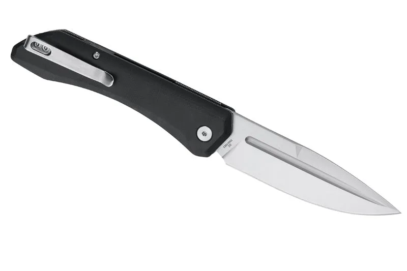 Herbertz Outdoor Liner Lock briceag negru G10 otel D2