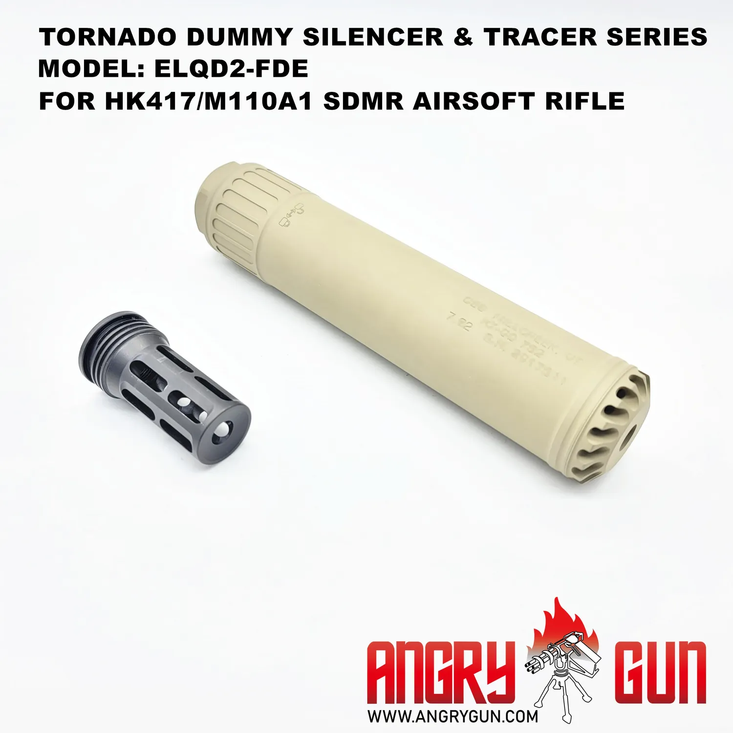 AngryGun Tornado MK16 URGI amortizor trasor FDE traser