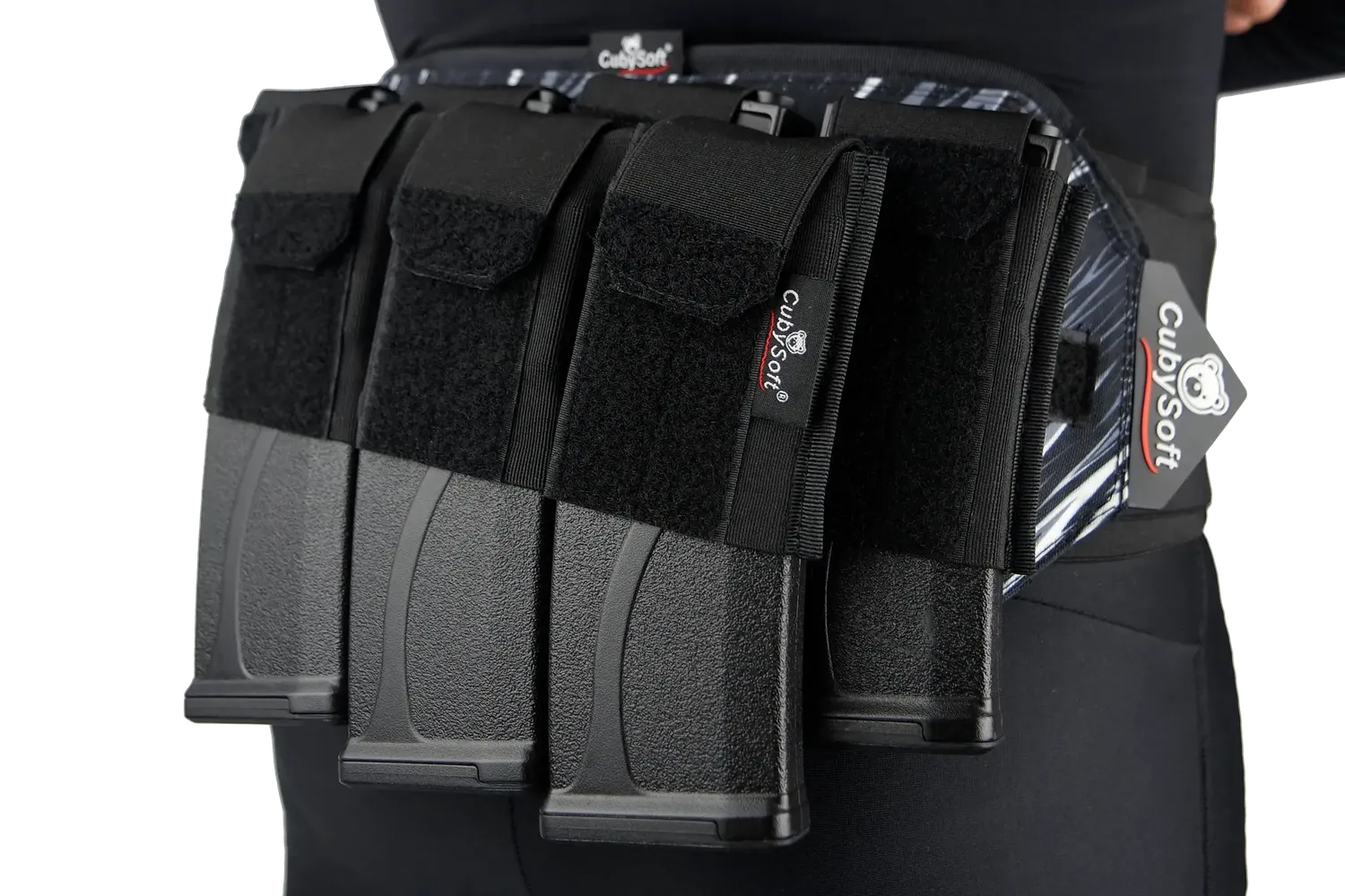 CubySoft Thunder AR 4+3 husa incarcatoare M4 negru 7 locuri