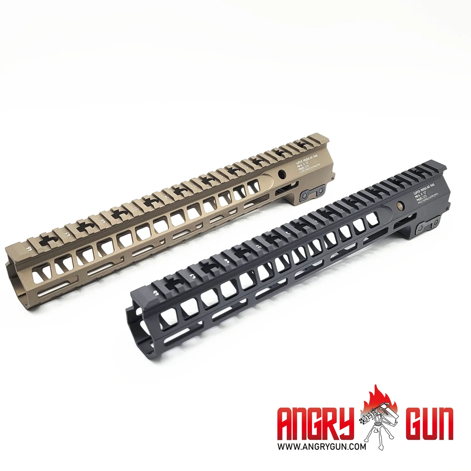ANGRYGUN MK14 handguard M-LOK 13 inch negru
