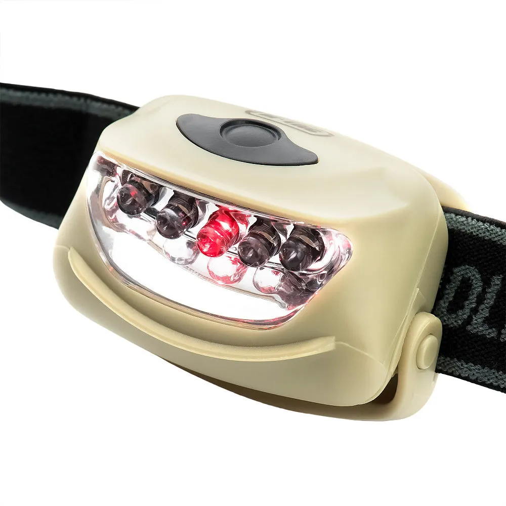 M-Tac 4+1 frontala LED Khaki 18 lumeni
