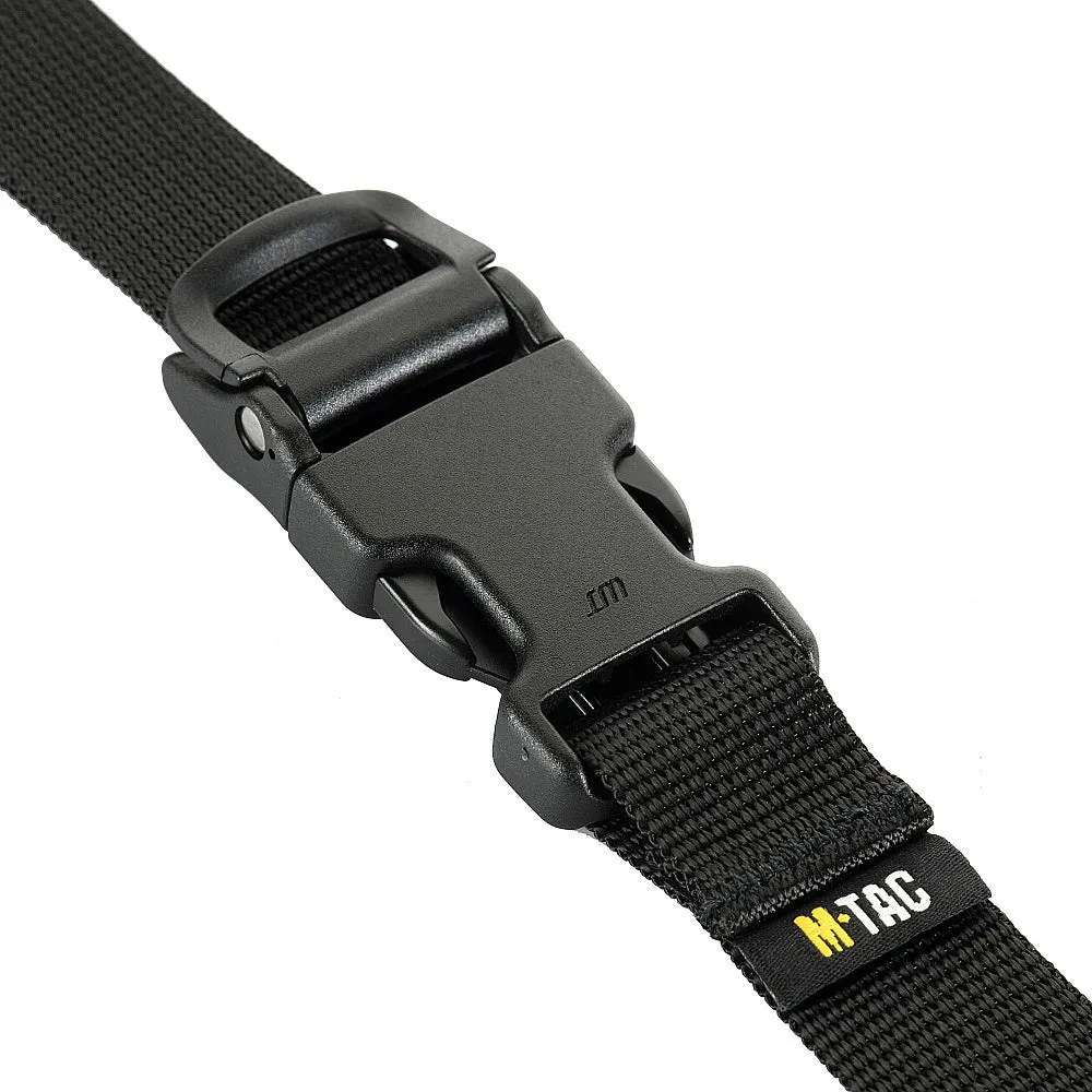 M-Tac Gen.II curea compresie neagră 25 mm nailon