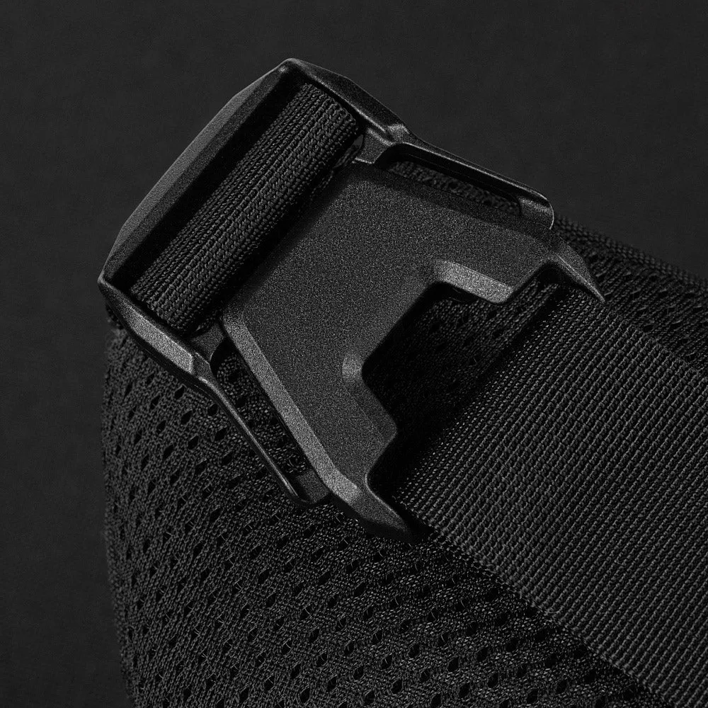 M-Tac Hex borșetă talie neagră Cordura 2 buzunare