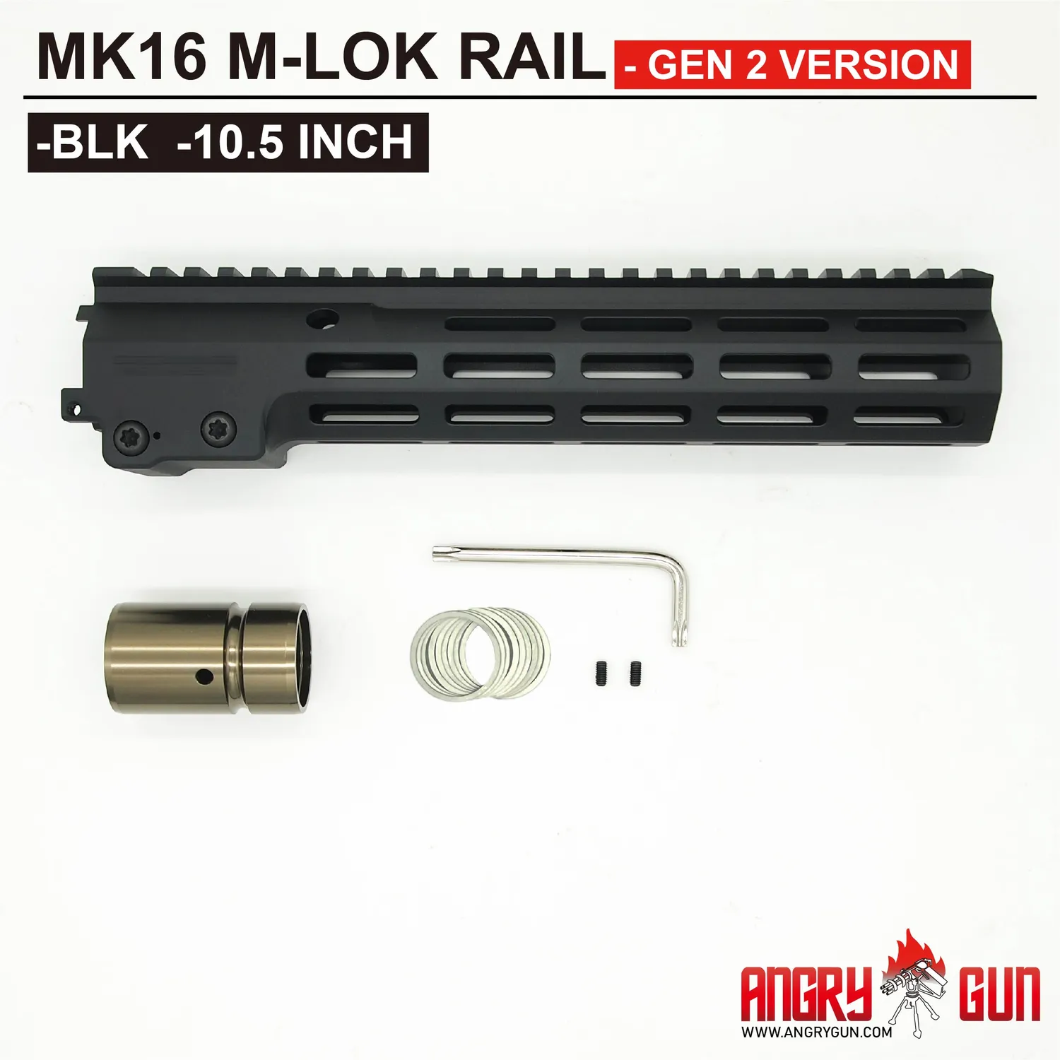 Angry Gun MK16 10.5 handguard M-LOK DDC Gen 2