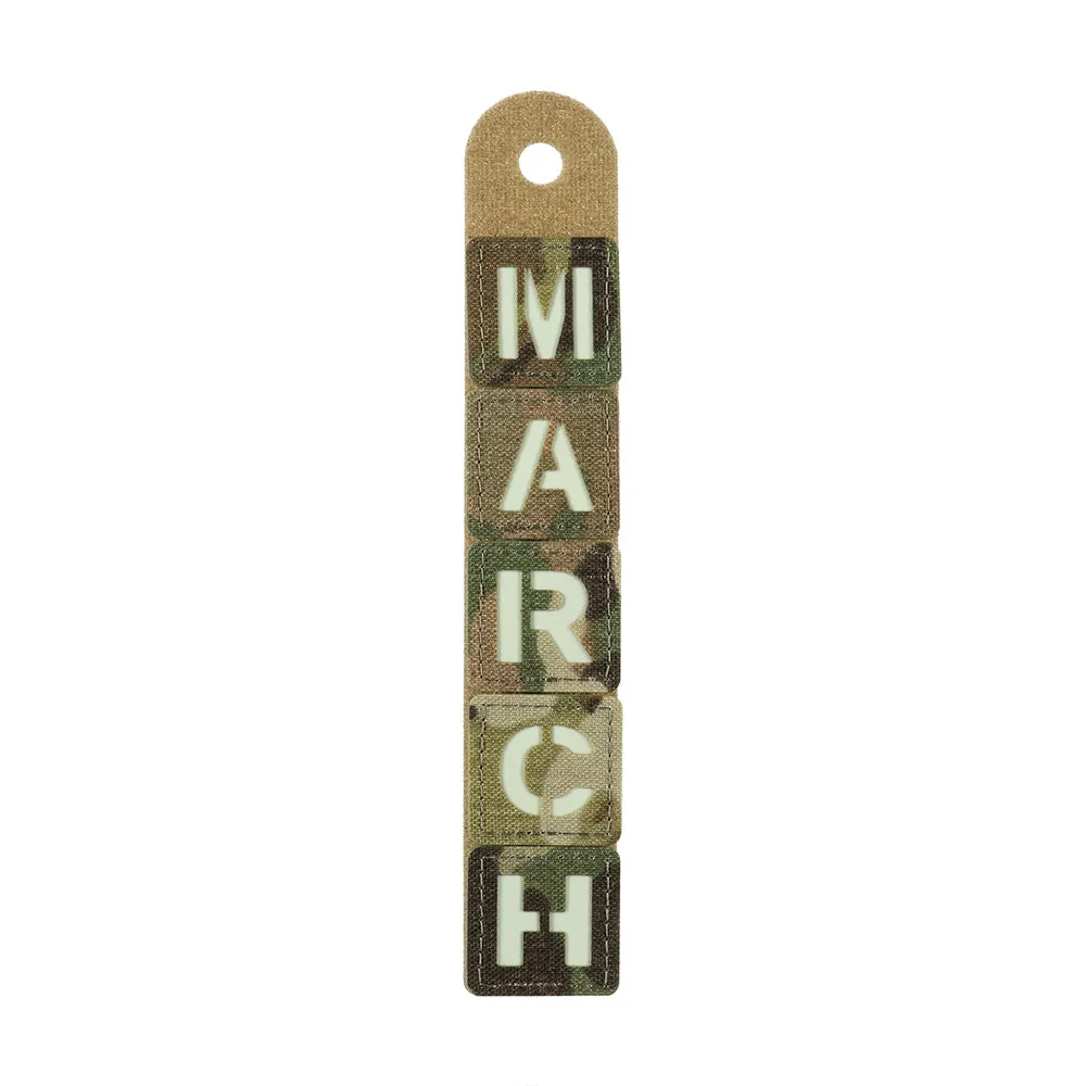 M-Tac MARCH patch Multicam GID 3x3 cm fosforescent