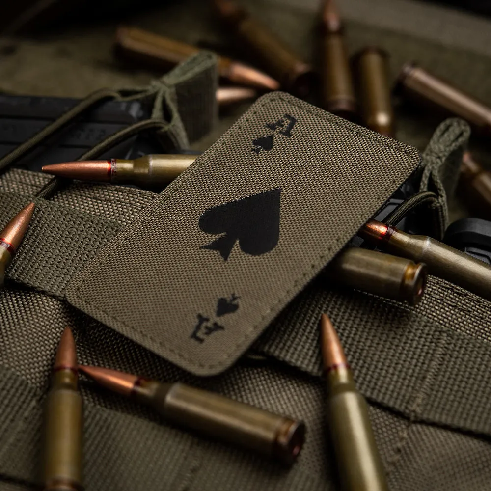 M-Tac Ace of Spades patch cordura fosforescent