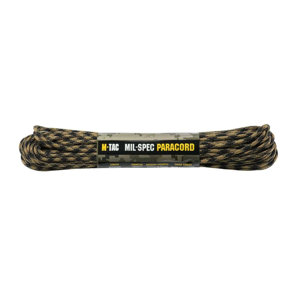 M-Tac 550 paracord Mil-Spec negru 15 m
