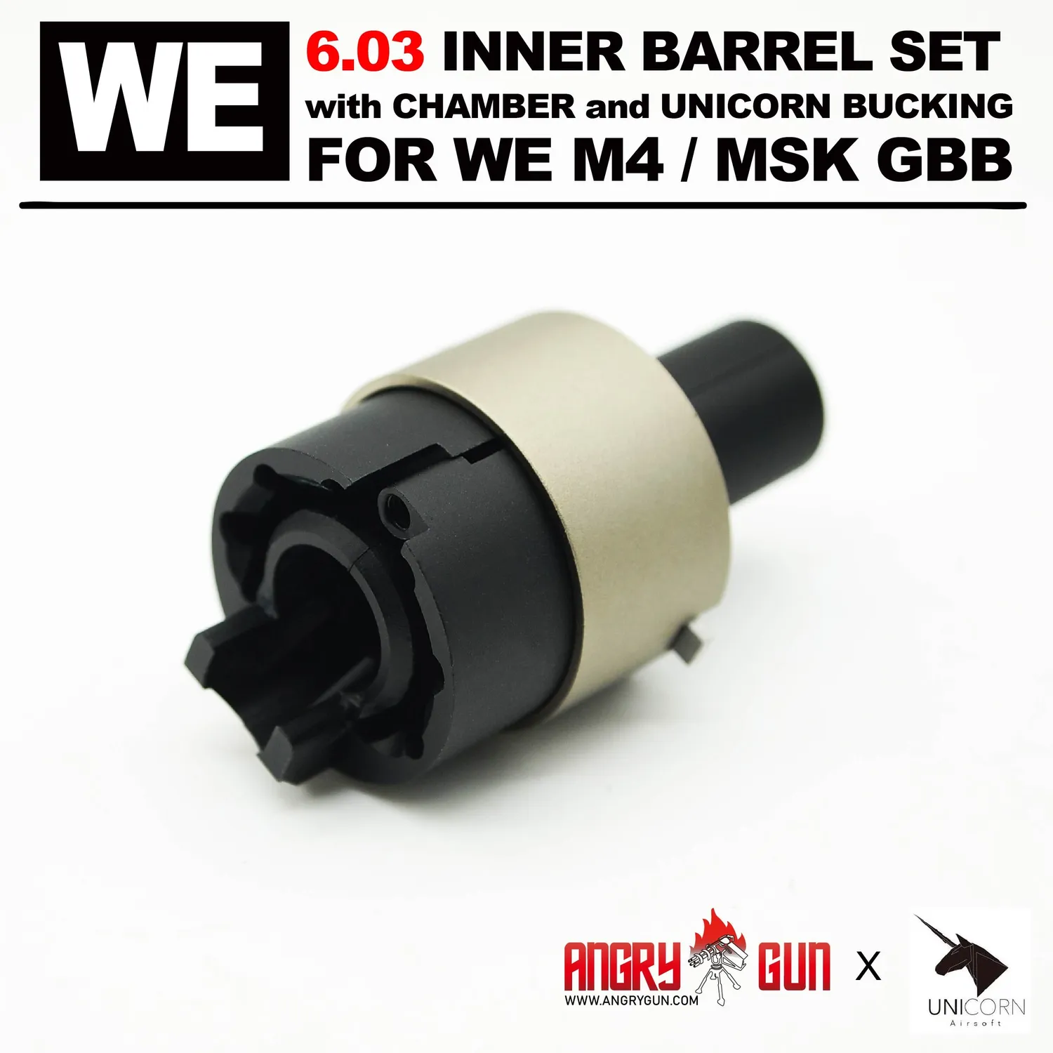 Angry Gun WE Set Teava Interna 6.03mm Inox 250/370mm