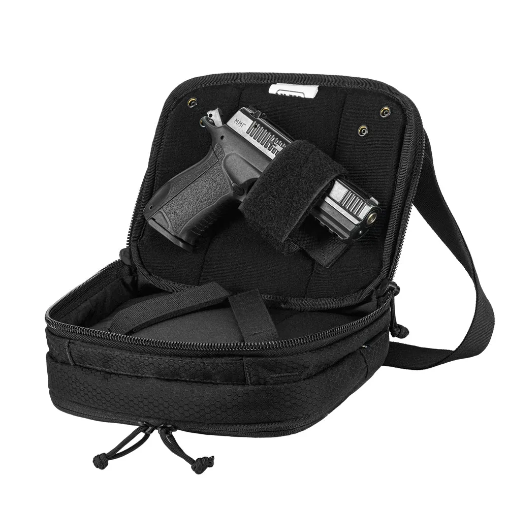 M-Tac EDC Bag Elite Hex geanta neagra Quick Release Cordura