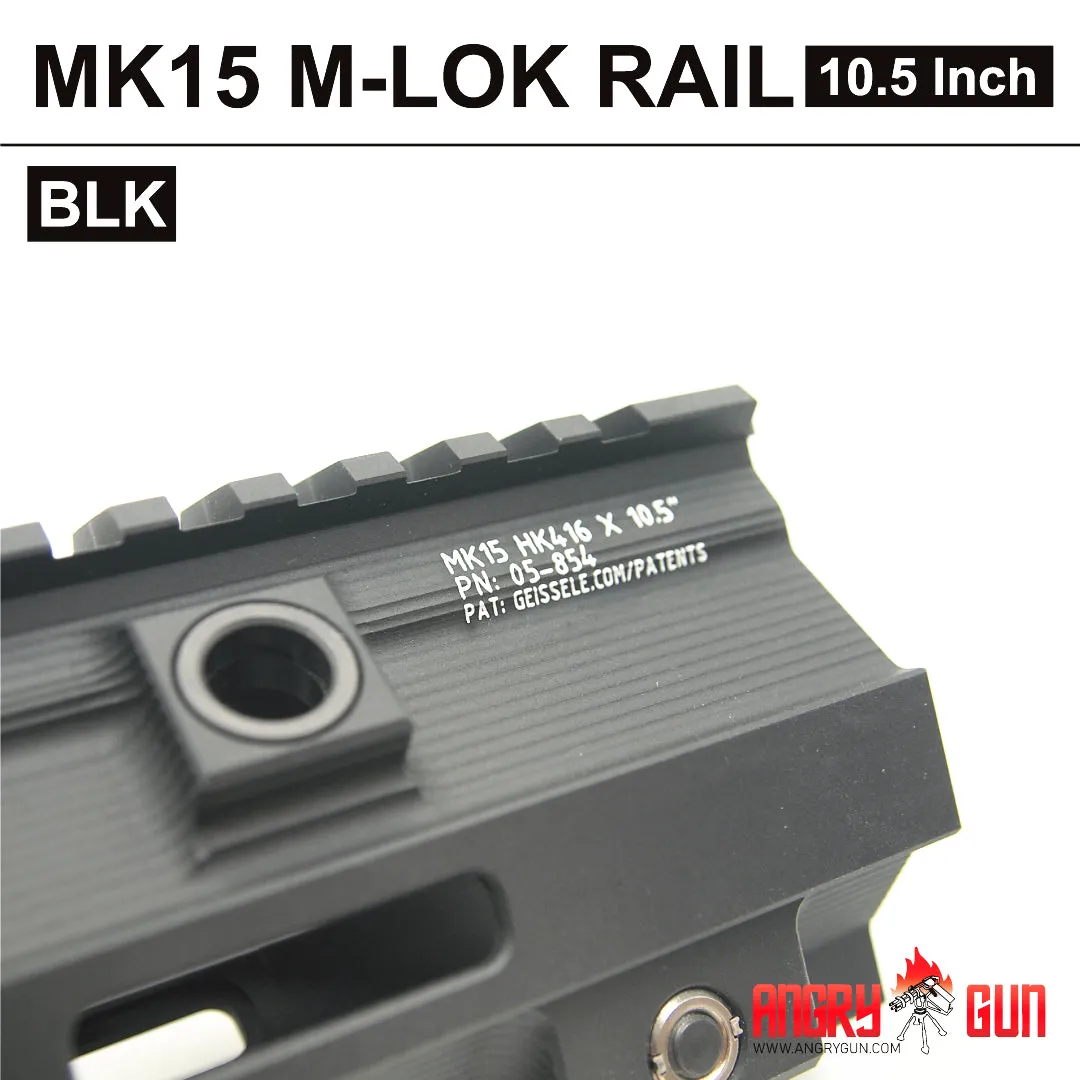 Angry Gun HK416 handguard M-LOK 10.5 inch negru