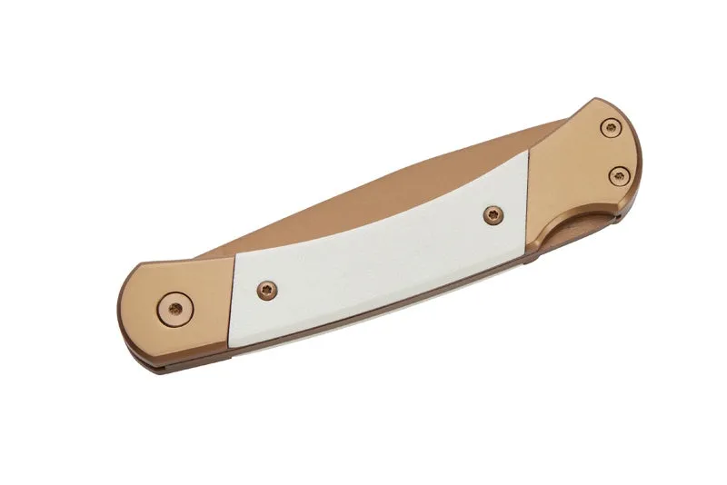Herbertz Taschenmesser briceag D2 rosegold 18,5 cm