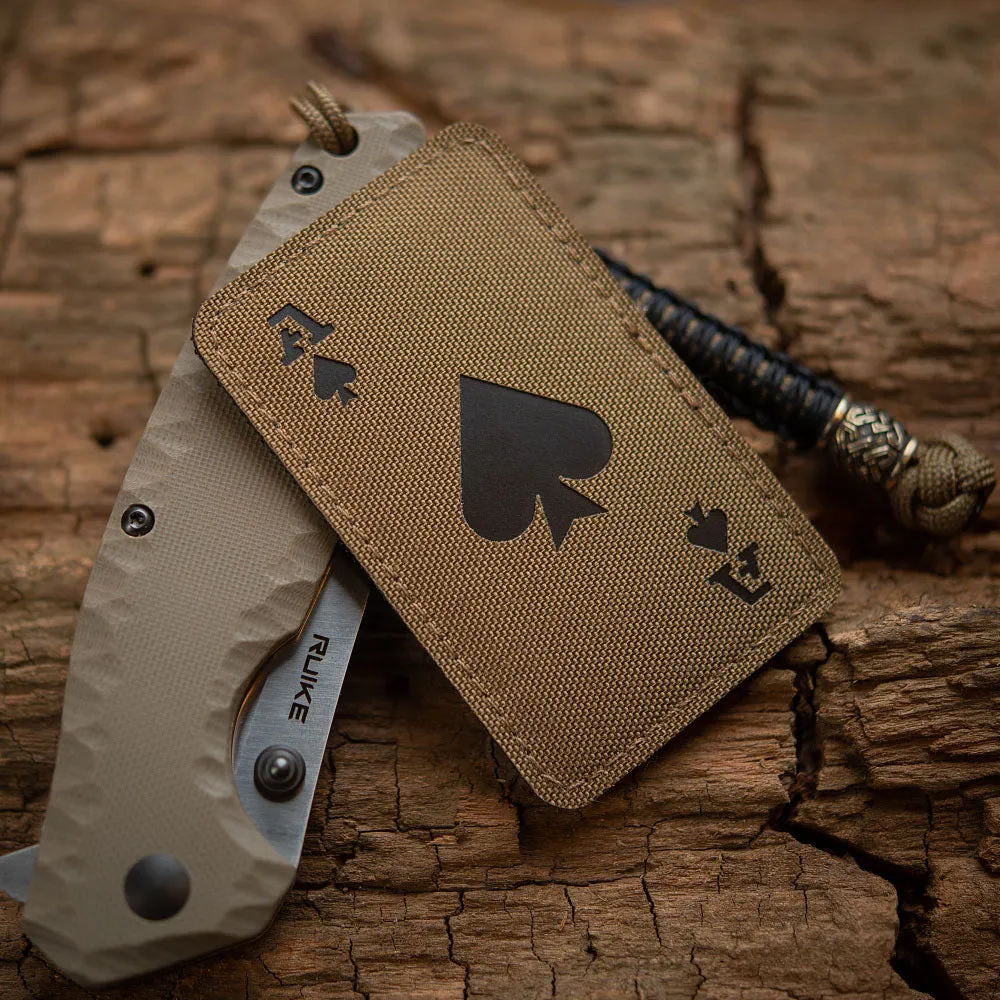 M-Tac Ace de Pică patch 80x50 mm luminos
