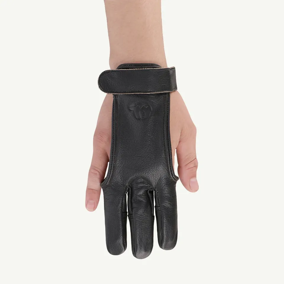 Bearpaw Dark mănușă arc piele bivol premium