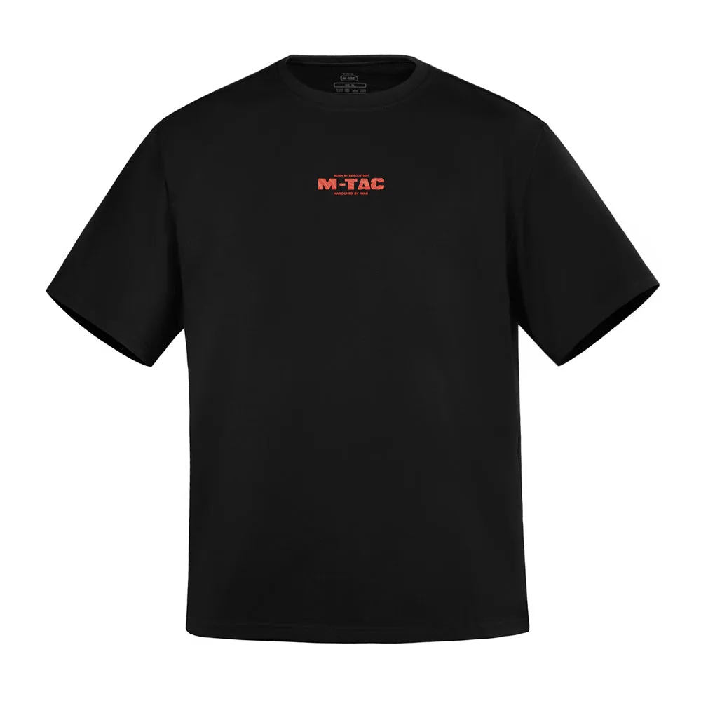 M-Tac Worn to the Bone tricou oversize negru bumbac