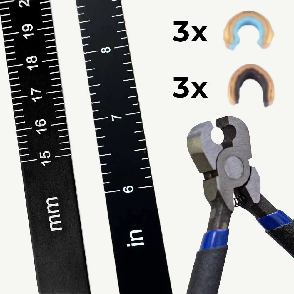 Bear Paw set nocking point coardă arc clește + 6 buc
