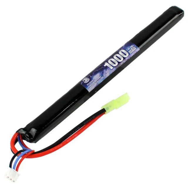 S&T Lipo 7.4V 1000mAh stick baterie airsoft subtire