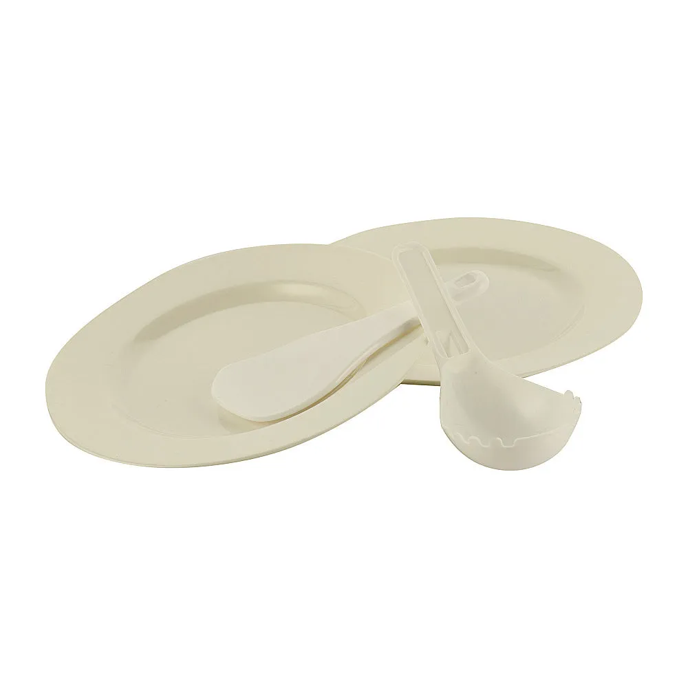 M-Tac Crockery set vesela camping gri aluminiu 4-5 persoane