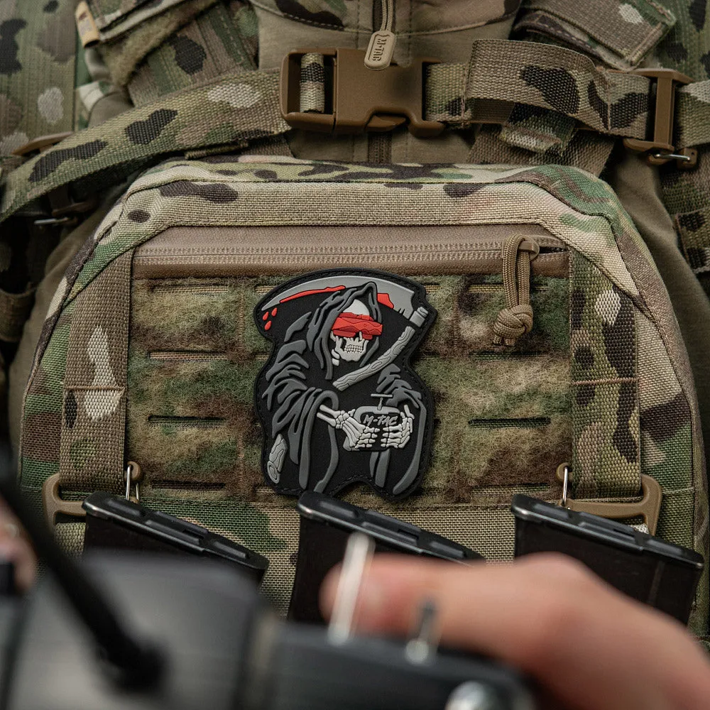 M-Tac FPV Operator patch PVC velcro negru gri