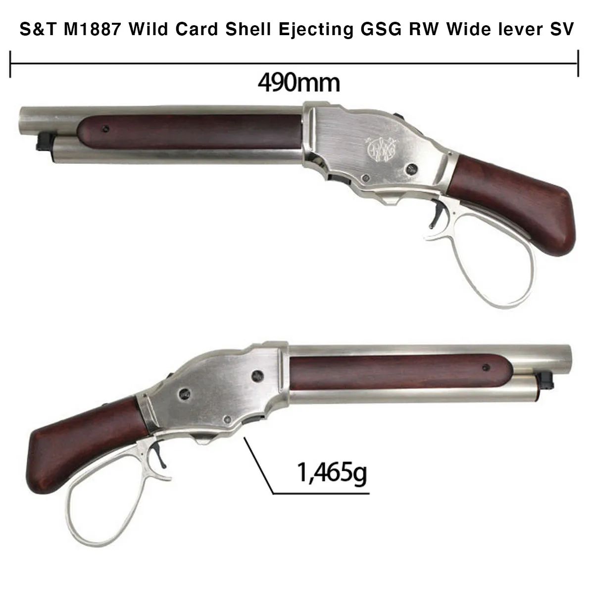 Pusca S&T M1887 Wild Card airsoft gaz lemn real