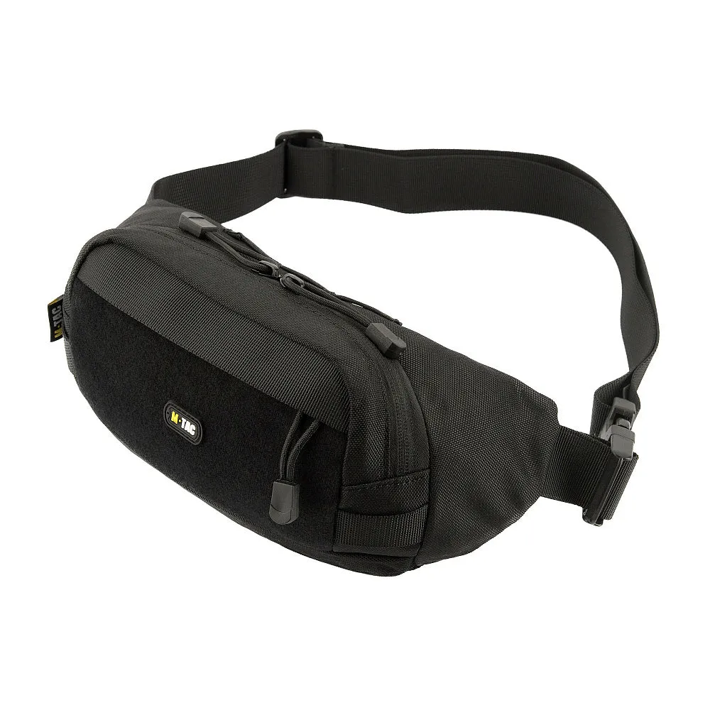 M-Tac Waist Bag borseta neagra tactica compacta