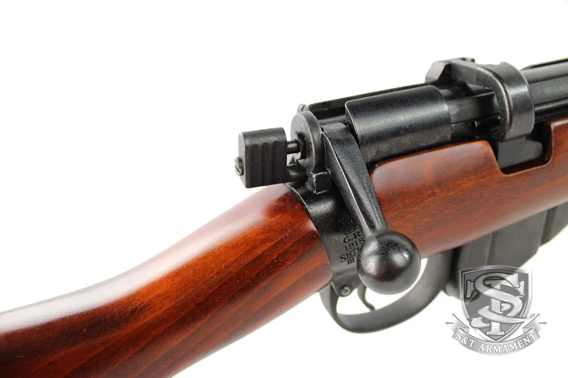 S&T Lee Enfield No.1 Mk III pușcă airsoft arc lemn real