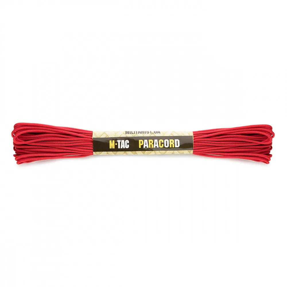 M-Tac Minicord paracord 15 m rosu 120 kg