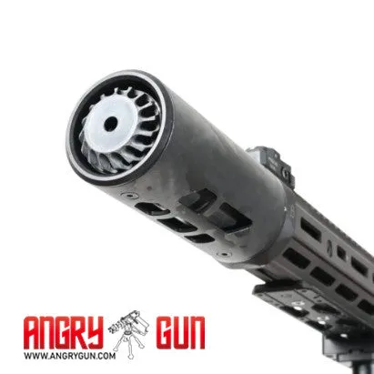ANGRYGUN U-RAC scut supresor carbon negru 6,5 inch