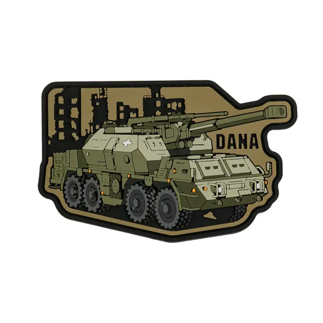 M-Tac Dana patch PVC 3D velcro 9,9x6,1 cm artilerie
